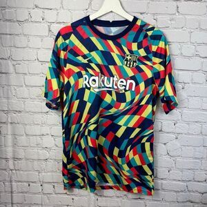 Nike FC Barcelona Size Large FCB Pre-Match Soccer Jersey Size Large Mens C